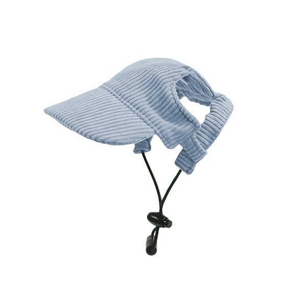 Gorra de béisbol para perros Symphonyw, azul, mediana, ajustable