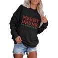 thumbnail image 1 of Pntutb - Camiseta holgada de manga larga con cuello redondo y estampado navideño para mujer Pntutb Pntutb-7516, 1 of 6