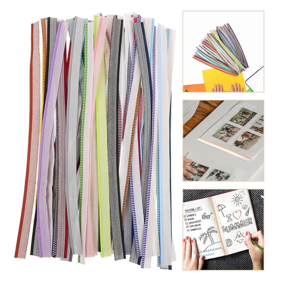 BESTYASH 48Pcs Assorted Binding Bands for Book Repair and Craft Projects and Versatile
