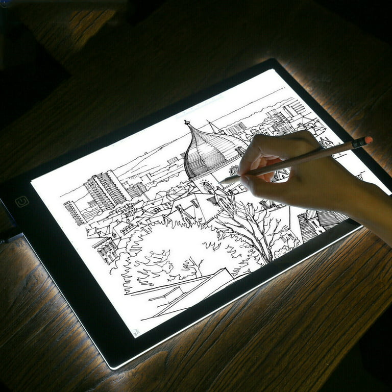 Drawing Pad Tracing Table- A4 LED Copy Board Super Thin Light Box- X-ray  Viewing