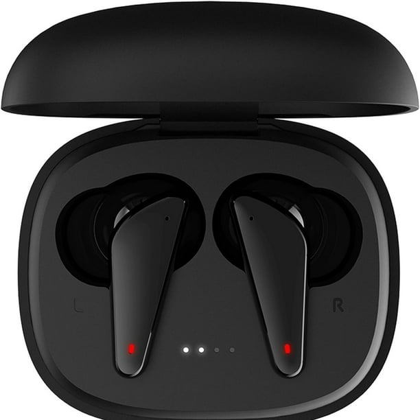 Auriculares inalámbricos Bluetooth con 60 horas de reproducción, cancelación de ruido, graves profundos y micrófono integrado para smartphone