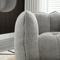 thumbnail image 5 of LUCKHAO  Bean Bag Chair Memory Foam Filling Sofa with Foot Stool Includes, Bean Bag Chairs for Adults with Armrests, Chenille Lazy Beanbag Couch for Living Room Bedroom, 5 of 27