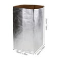 thumbnail image 2 of FONDOTIN Washable Kraft Paper Bag Simple Storage Pouch For Users Home Decor 1Pcs 11.4x5.9x5.9in, 2 of 5