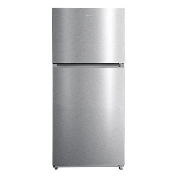 MIDEA 21 CF Top Mount Refrigerator, Glass Shelves, Ice Maker Ready, ESTAR