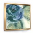 thumbnail image 1 of Coquelicots Floraux Bleus II - Toile Encadrée Cottage, 1 of 3