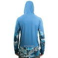 thumbnail image 3 of TrueTimber Mens Ragewater Performance Fishing Hoodie- Stellar/Rift, S, 3 of 5