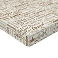 thumbnail image 2 of Ambesonne Cream Umber Fitted Sheet, Americano Coffee, Twin XL Size, Umber and Cream, 2 of 3
