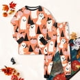 thumbnail image 6 of CAICJ98 Halloween Pajamas Toddler Girl Pumpkin Ghost Boy Pajamas Pjs Sets Kids 2 Piece Long Sleeve Soft Cotton Sleepwear (7-8 Years,Orange), 6 of 9