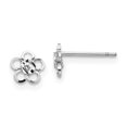 thumbnail image 1 of 14K White Gold Madi K CZ Flower Post Earrings, 1 of 1