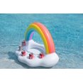 thumbnail image 4 of Inflatable Rainbow Cloud Drink Holder Floating Beverage Salad Fruit Serving Bar Pool Float Party Accessories Summer Beach Leisure Cup Bottle Holder Wa, 4 of 4