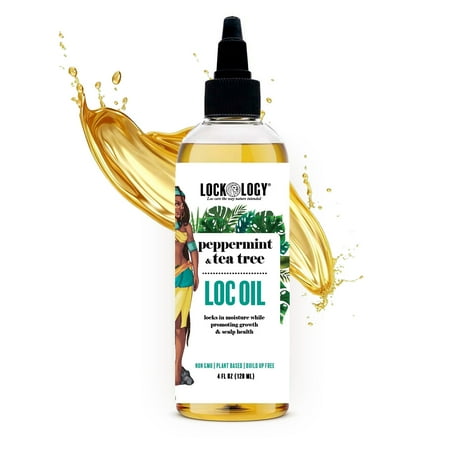 Loc Oil for Dreadlocks; Peppermint Tea Tree Loc Moisturizing Oil Spray by Lockology