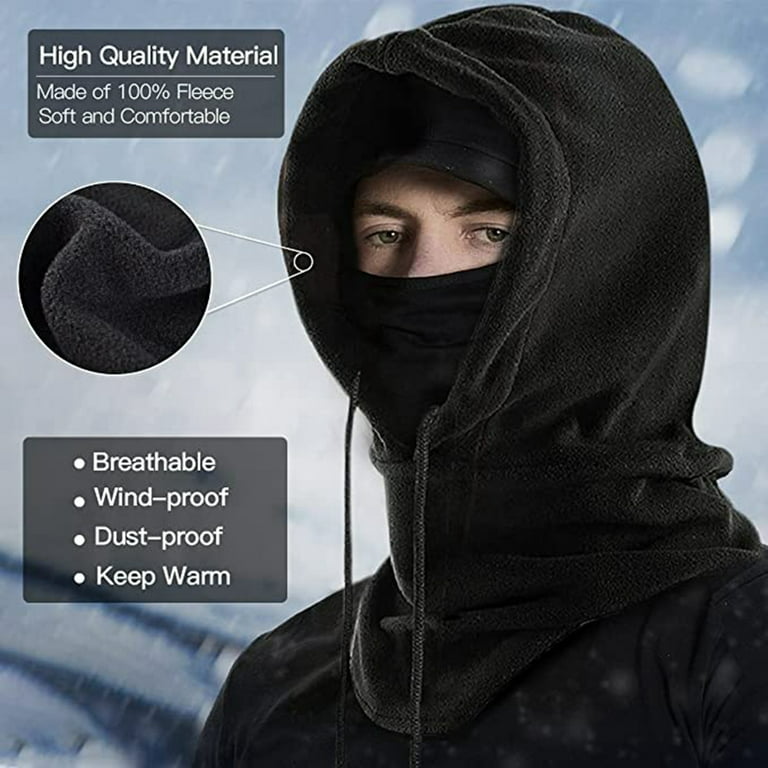 Balaclava Fleece Hood Ski Mask Winter Face Mask Head Warmer