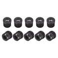 thumbnail image 1 of Unique Bargains 30Pcs Round Black Tube Inserts with M8Thread, for 25mm/0.98' OD Round Tube, 1 of 6