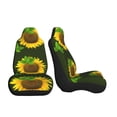 thumbnail image 3 of Yiaed Sunflower3 Print Car Seat Covers,Universal Auto Seats Protector Fits for Car,SUV Sedan,Truck,Automotive Seat Covers & Accessories-2 PCS, 3 of 9