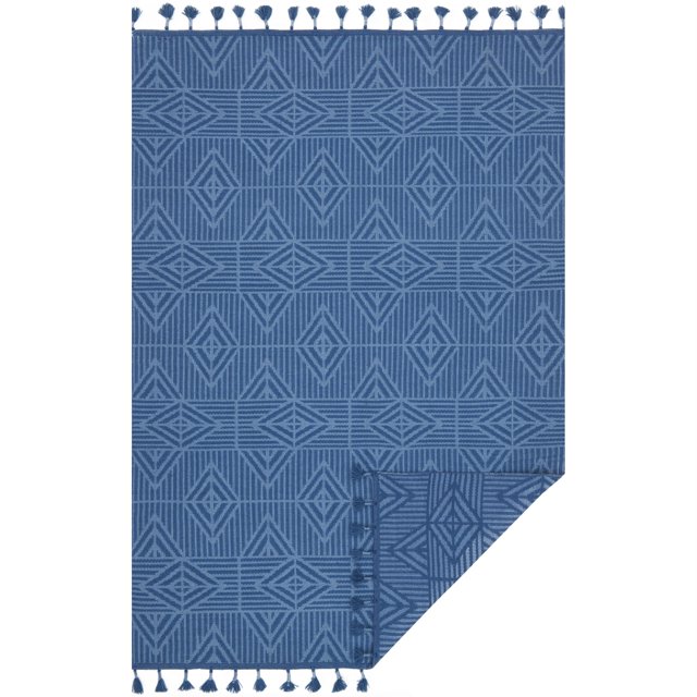 Alfombra Kahelo Azul / Azul claro 2'-3' x 3'-9' Loloi Modelo KAHEKH-05BBLB2339