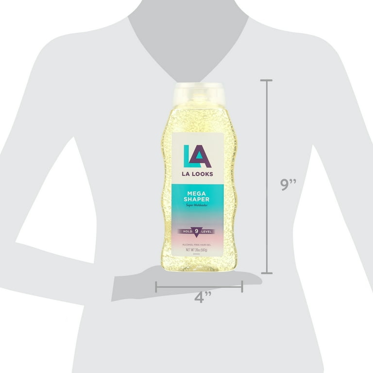 4 pack) L.A. Looks Mega Mega Hold Hair Styling Gel, 20oz - Walmart.com