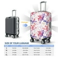 thumbnail image 5 of Haiem Lilies Flowers Luggage Cover Printed Suitcase Covers for Luggage Elastic Washable Suitcase Protector Fits 18-32 Inch Luggage-X-Large, 5 of 8