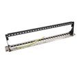 thumbnail image 4 of CAT5e Patch Panel 24 Ports Anti Interference Stable Polished Metal CAT6 Rackmount Panel for 19 Inch Rack Cabinet, 4 of 5