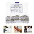 thumbnail image 1 of Phenofice 1Set Silver Self Tapping Screws with Cross Groove for Electronics Computer Supply and Furniture Repair, 1 of 8