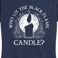 thumbnail image 3 of Hocus Pocus - Who Lit The Blame Flame Candle - Women's Short Sleeve Graphic T-Shirt, 3 of 5