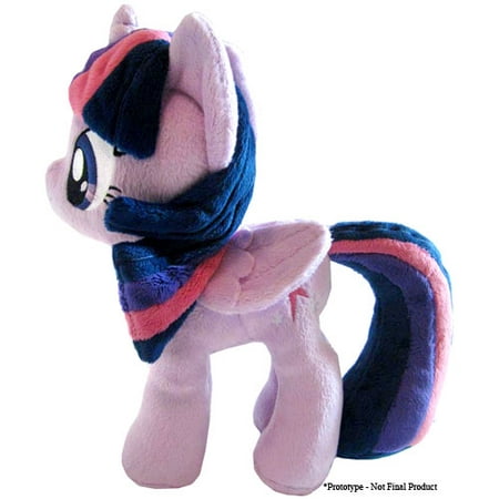 Plush Stick Pony - Princess Twilight Sparkle Plush Wings Closed 11 Inch My Little Pony