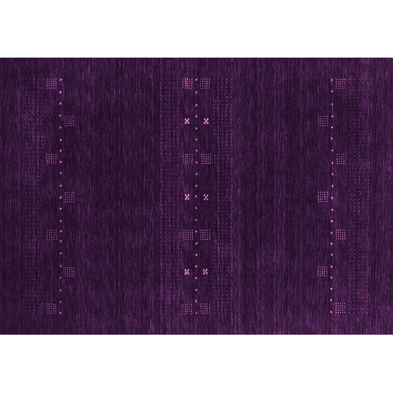 Ahgly Company Indoor Rectangle Abstract Pink Contemporary Area Rugs, 2' x 5'