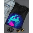 thumbnail image 3 of Young Girl In 80s Retro Style T-Shirt Women -Image by Shutterstock, Female Medium, 3 of 4
