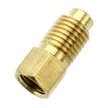 Koolleo Car R134A Refrigerant Adapter 1/4 SAE to 1/2 ACME Vacuum Pump Adapter