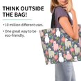 thumbnail image 2 of Disketp Llamas Bolsa Tote Estampada para Mujer, Bolso de Hombro y de Mano para Compras y Viajes, 2 of 8