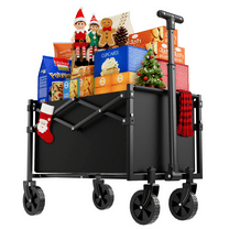 RoveStep Lite Collapsible Folding Wagon 50L Capacity, 220 lbs Load, Outdoor