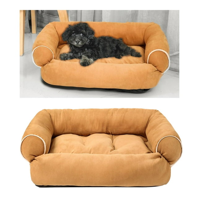 Cama para perros PET CUERCO CAMA de PERRO CATS DORMENTO CAMA de DORMA CAMA BOLSA de DORMADOR PERRIENTES CABRY COPPY - M Caqui M