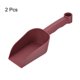 thumbnail image 3 of Plástico Jardín Pala 230x75mm Planta Suelo Plantar Excavar Mano Paletas Hogar Jardinería Herramienta para Flor Tierra Trasplantar, Desmalezar, Mover, Excavar, Borgoña 2 Paquetes Unique Bargains palas, 3 of 5