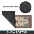 thumbnail image 7 of Boho Orange Farmhouse Cute Tribal Aesthetic (15) Rugs and Mats Non Skid Washable Absorbent Microfiber Soft Kitchen Mat for Floor Set Of 2 Decor Stain Resistant 17"x47"+17"x30", 7 of 7