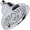 Polished Chrome, variant on Aqua Elegante Massage & Mist Shower Head for High Pressure Showers - 2.5 GPM - Polished Chrome