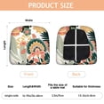 thumbnail image 3 of Tropical Pioneer Flower Pattern Seat Covers for Dining Room Chairs Set Of 4,Stretch Printed Washable Chair Seat Cover with Elastic Ties and Button,Removable Waterproof Couch Cushion Covers, 3 of 6