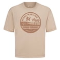 thumbnail image 2 of Men's Levelwear Khaki Miami Marlins Spring Training Badge Luxe Signature Knit T-Shirt, 2 of 3