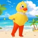 thumbnail image 3 of Disfraz Inflable de Pato XYJKIDSES Realista 3D para Adultos, 3 of 7