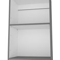 thumbnail image 4 of Zachary Matt Gray And White 5-Shelf Slim Bookcase, 4 of 8