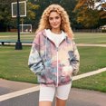 thumbnail image 7 of Bovemsi Sweatshirt for Women Fashion Spring Autumn Casual Long Sleeve Hoodies Sweatshirts Top Zip Up Hoodie, 7 of 7