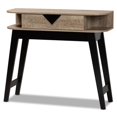 thumbnail image 1 of Baxton Studio Wales Light Brown Finished Wood 1-Drawer Console Table, 1 of 11