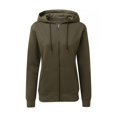 thumbnail image 1 of Asquith & Fox Womens Zip-Through Organic Hoodie, 1 of 3