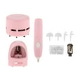 thumbnail image 1 of Electric Auto Pencil Sharpener Battery Operated Colored Pencil Sharpener Electric Eraser and Cleaner Set School Home Stationery Pink, 1 of 9