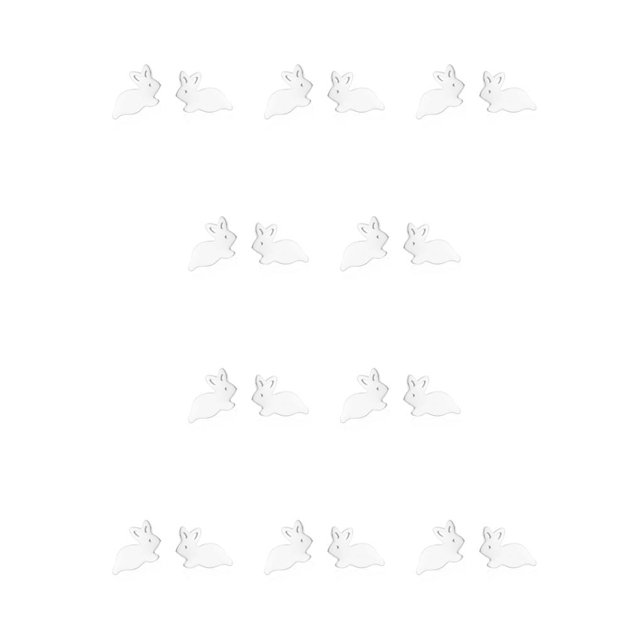 Sonducket Pendientes de acero inoxidable para mujer, pendientes de perforación de animales, joyería decorativa, regalos de vestir Type2 NO2