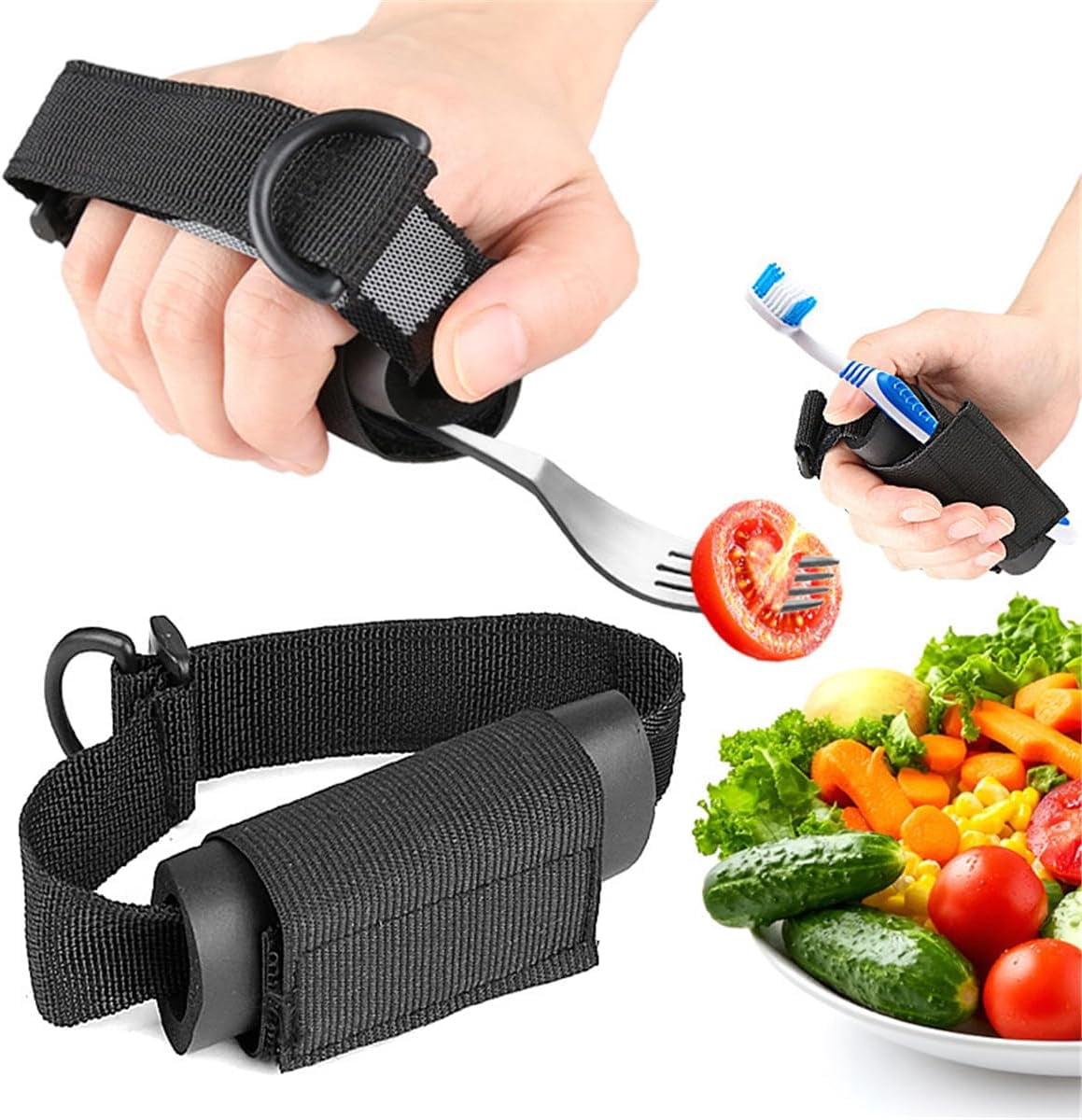 ふるむん。　指圧リング3種セット＋ヘッドバンドセット EazyHold Therapist/Teacher Grip Assist (7 Pack) Universal Cuff