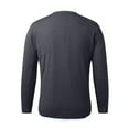 thumbnail image 5 of Siilsaa Men's Crew Neck Sweater Slim Fit Lightweight Sweatshirts Knitted Pullover for Casual Or Dressy Wear Dark Gray,XL, 5 of 5