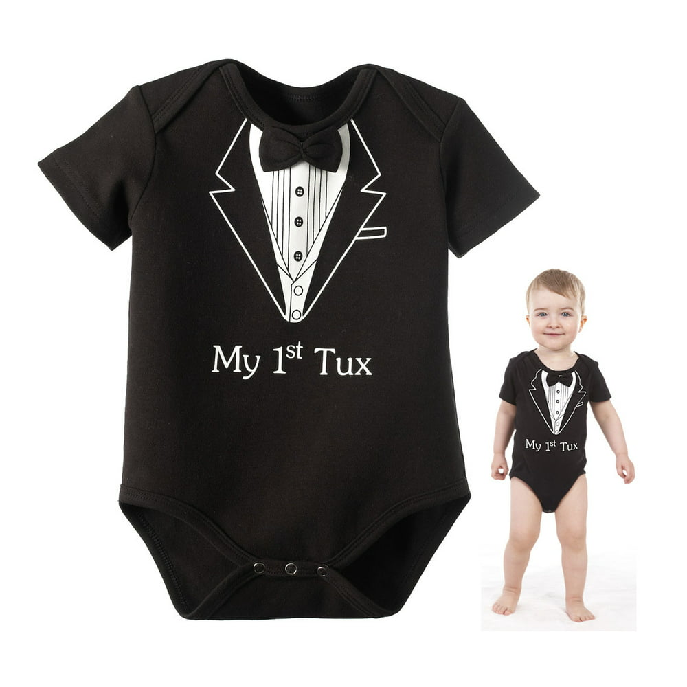 My 1st Tux Toddler Tuxedo Onesie - By Ganz (Size 12-18 Months ...