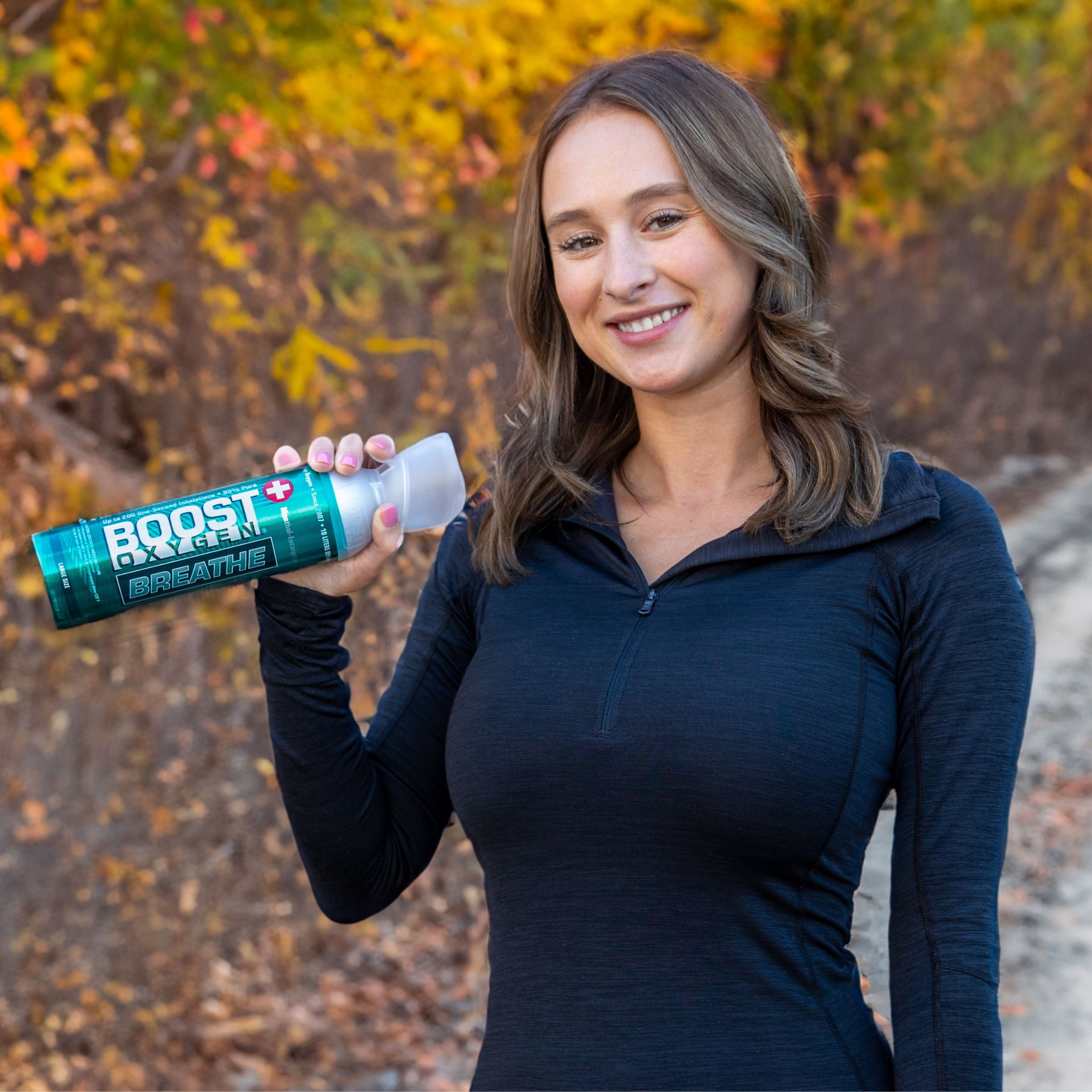 (4 pack) Boost Oxygen Portable Canned Oxygen, Menthol-Eucalyptus, 10L