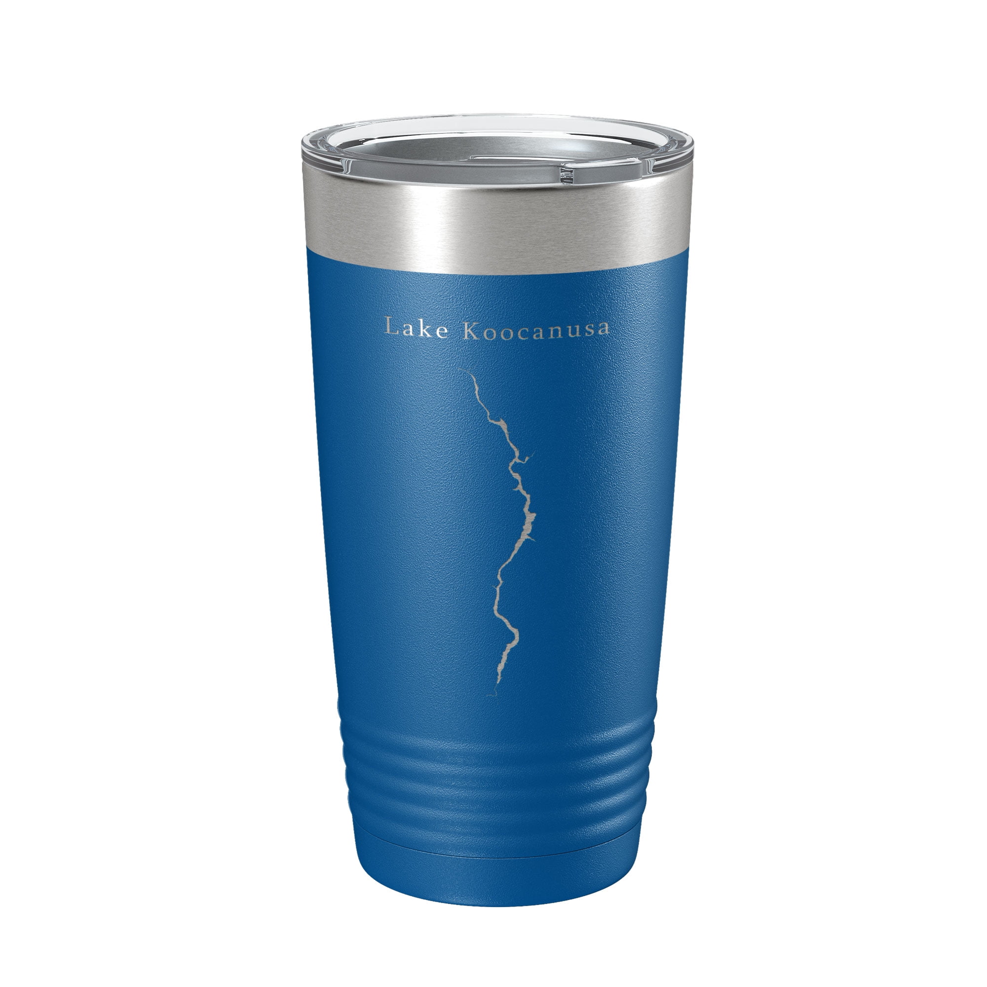 Lake Koocanusa Map Tumbler Travel Mug Insulated Laser Engraved Coffee ...