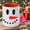 Orange, variant on Snowman Ceramic Coffee Cup, Black Eyes Red Nose - Durable, Hand Wash Only, Non-Slip Round Design, Perfect for Home Kitchen, Birthday, Christmas, Halloween, Thanksgiving Gifts, Easter, Valentine's Day