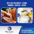 thumbnail image 4 of Pincel Pro Grade Chip, 24 unidades, 2,54 cm, color marrón claro, 4 of 7